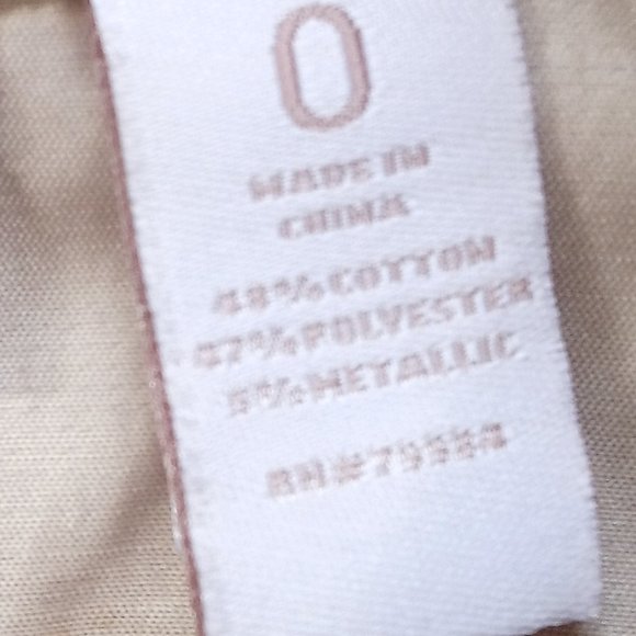 CHICO'S Gold Button Down Jacket Coat Sz 0/S - Picture 8 of 8